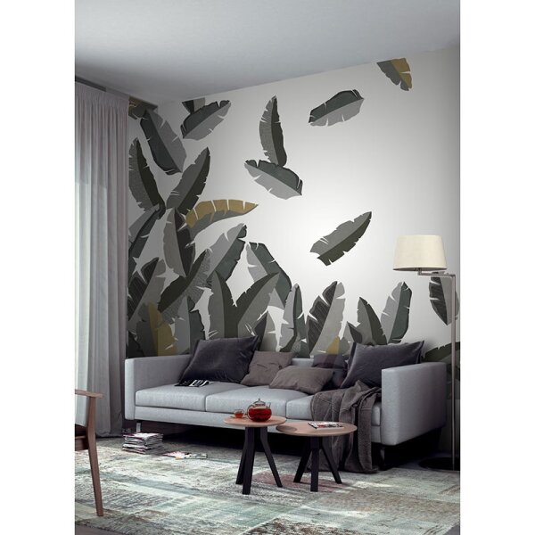 Digitaldruck-Tapete Grau, Silber, Weiß Rasch (688122)