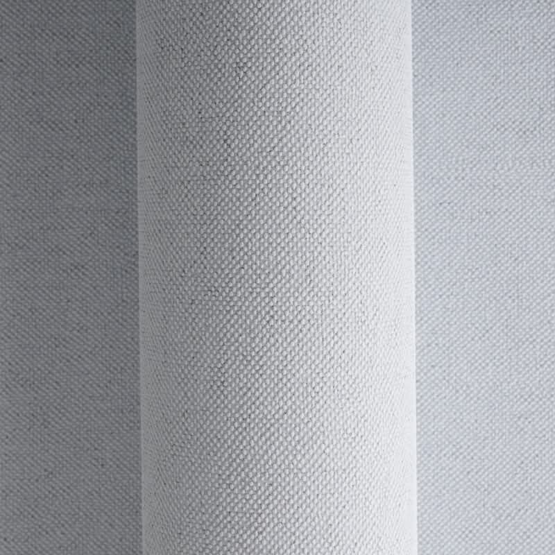 Unitapete in Leinenoptik Hellblau - Vliestapete strukturiert modern dezent (790979)