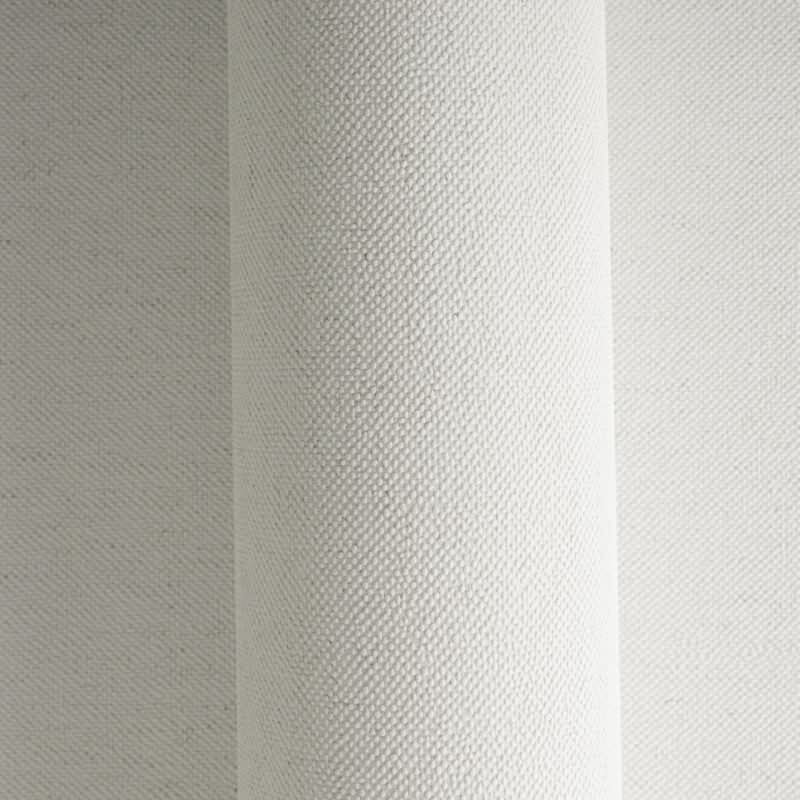 Unitapete in Leinenoptik Weißgrau - Vliestapete modern & dezent strukturiert (790981)
