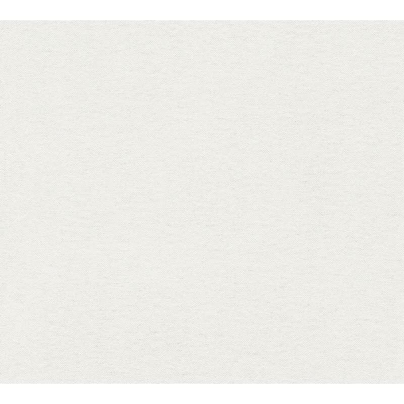 Unitapete in Leinenoptik Weißgrau - Vliestapete modern & dezent strukturiert (790981)