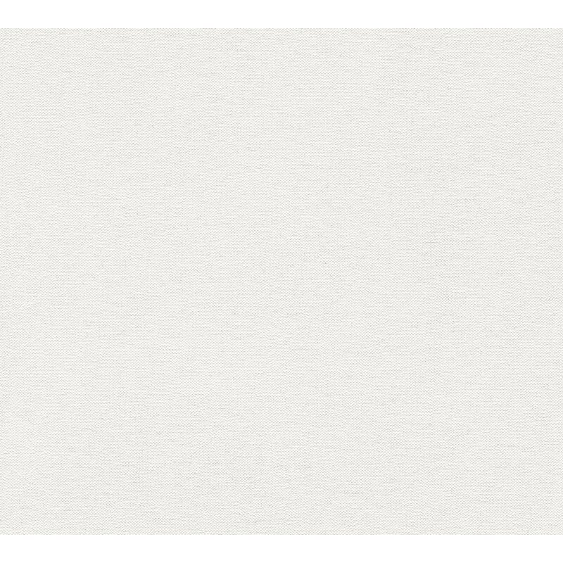 Unitapete in Leinenoptik Weißgrau - Vliestapete modern & dezent strukturiert (790981)