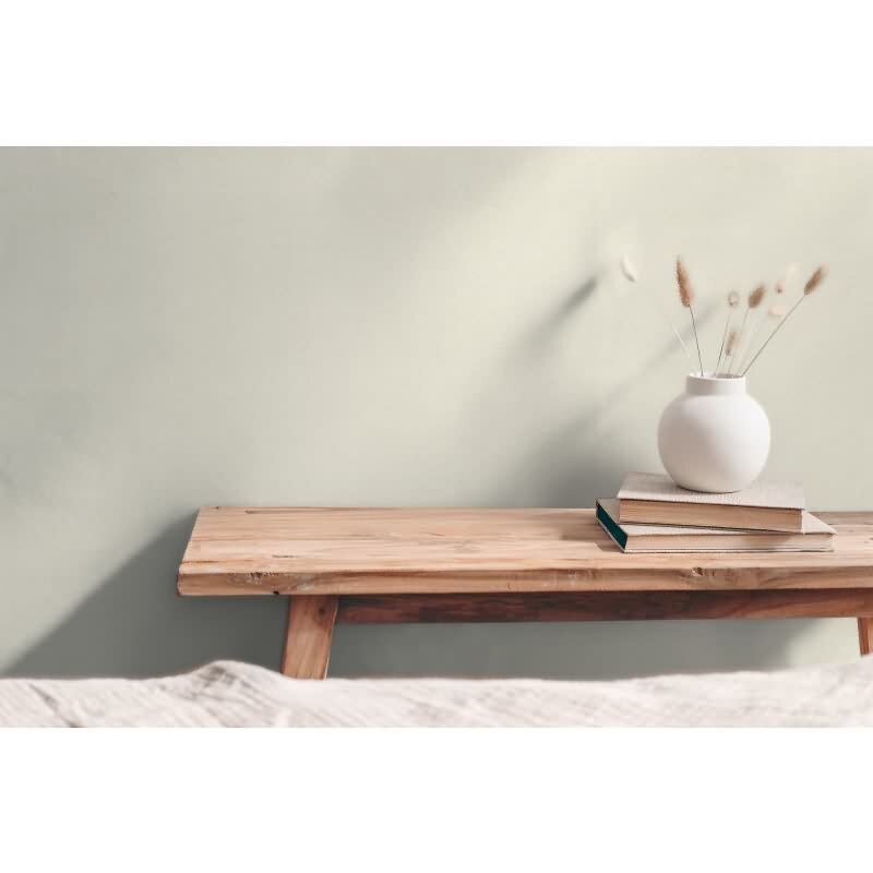 Unitapete in Leinenoptik Naturweiß - Vliestapete mit natürlicher Struktur (790982)