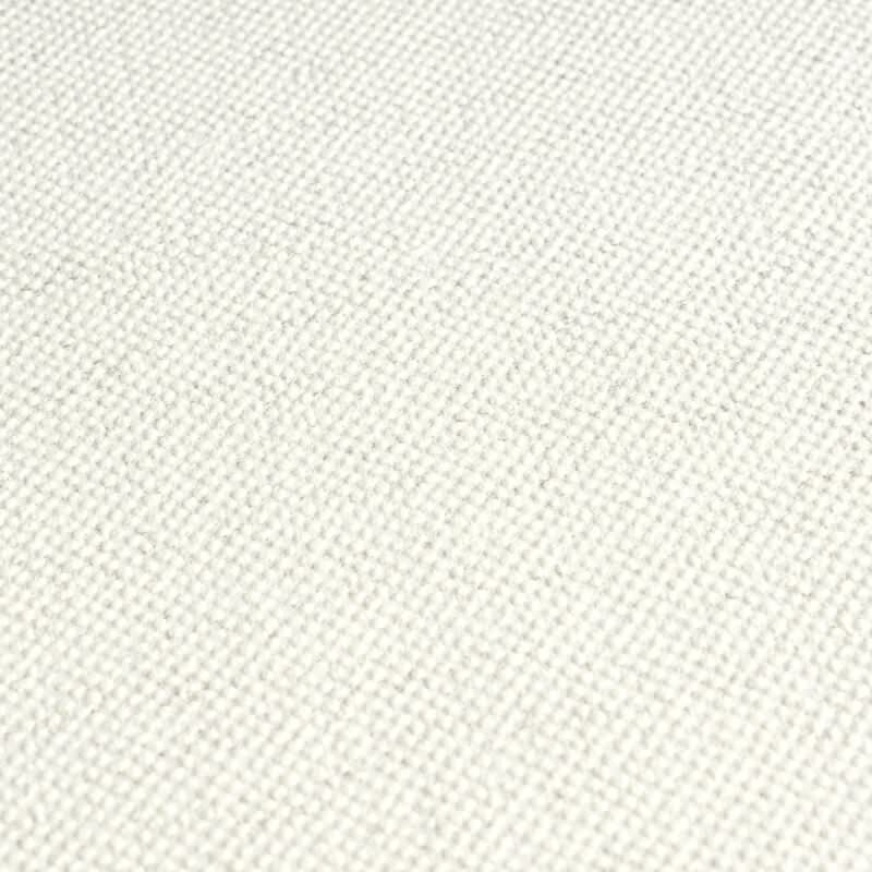Unitapete in Leinenoptik Naturweiß - Vliestapete mit natürlicher Struktur (790982)