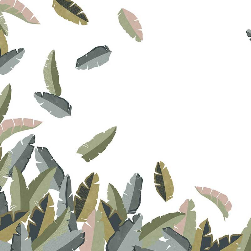 Digitaldruck-Tapete Grün, Weiß Rasch (688115)