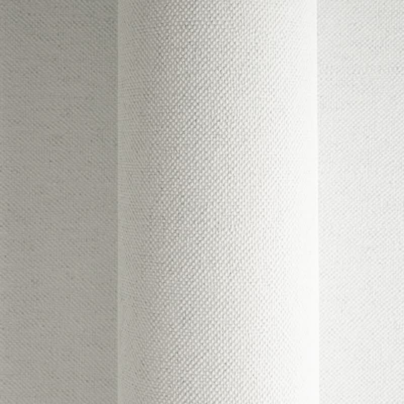 Unitapete in Leinenoptik Eisgrau - strukturierte Vliestapete in kühlem Hellgrau (790991)
