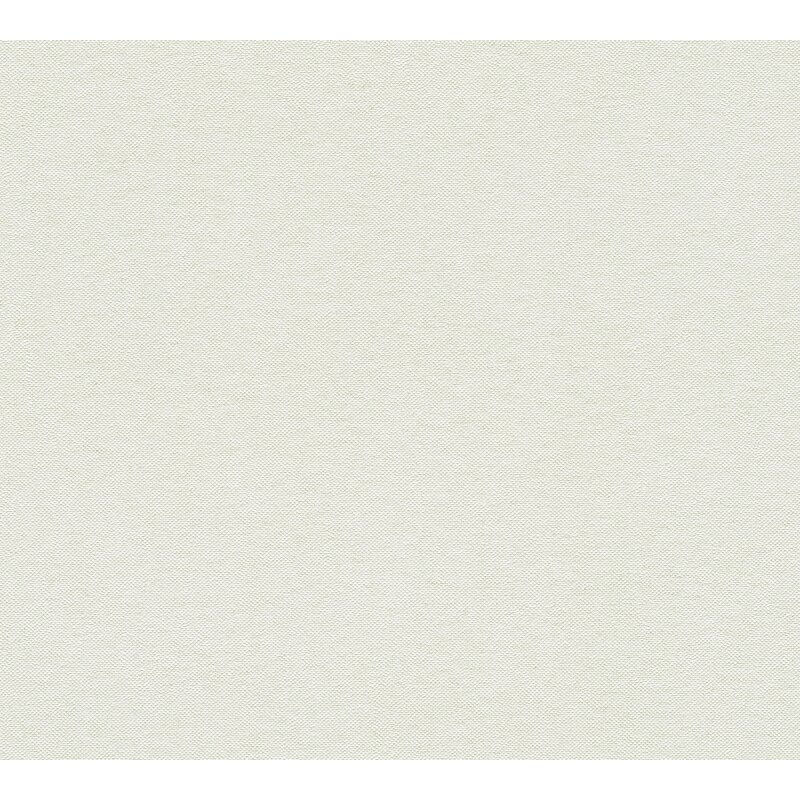 Unitapete in Leinenoptik Naturweiß - helle Vliestapete mit warmer Struktur (790992)