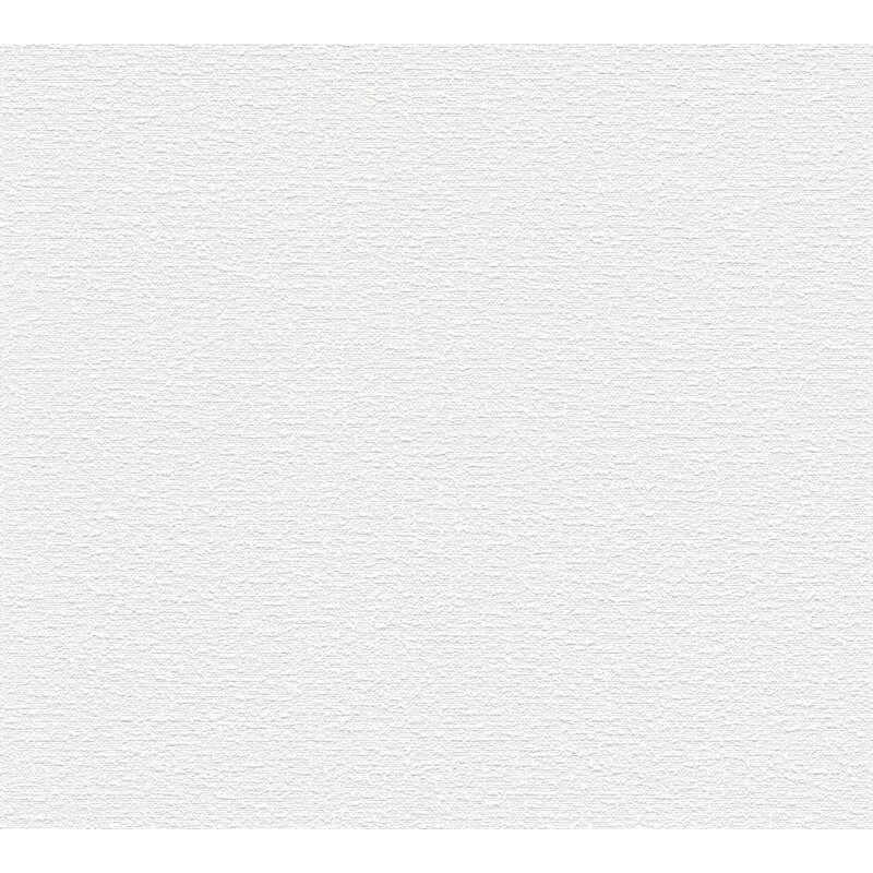 Uni Tapete mit feiner Struktur Weiß - Vlies Tapete einfarbig - Struktur Tapete modern (272355)