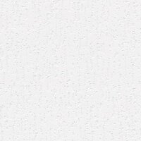 Unitapete mit Putz-Optik Wei&szlig; - Vliestapete...