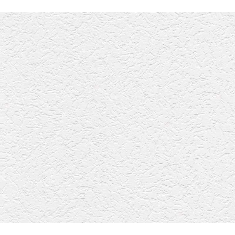 Unitapete mit Putz Struktur Weiß - Vlies Tapete in Putz-Optik - Struktur Tapete modern (272812)