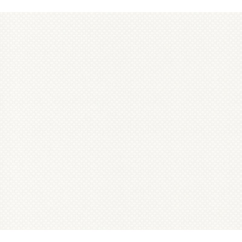 Unitapete mit feinem Strukturmuster Weiß - Dezente Vlies Tapete modern (272911)