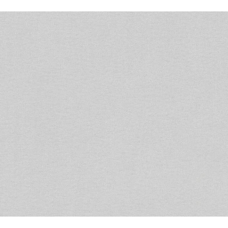 Unitapete mit feiner Webstruktur Hellgrau Silber - Einfarbige Strukturtapete - Vliestapete (373303)