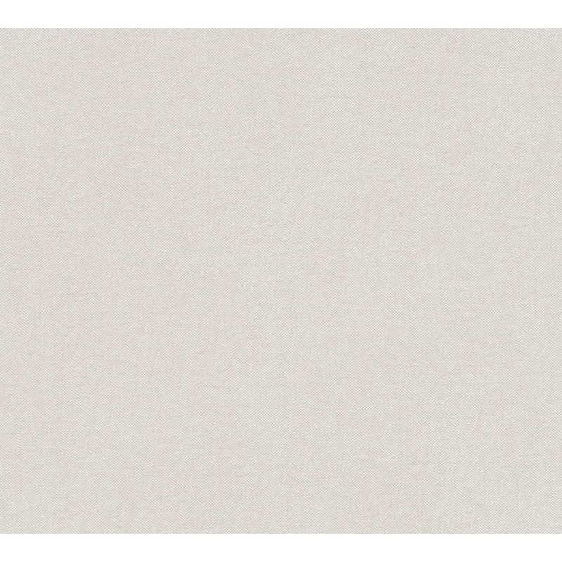 Uni Tapete mit feiner Web Struktur Beige Grau - Einfarbige Strukturtapete - Vliestapete (373305)