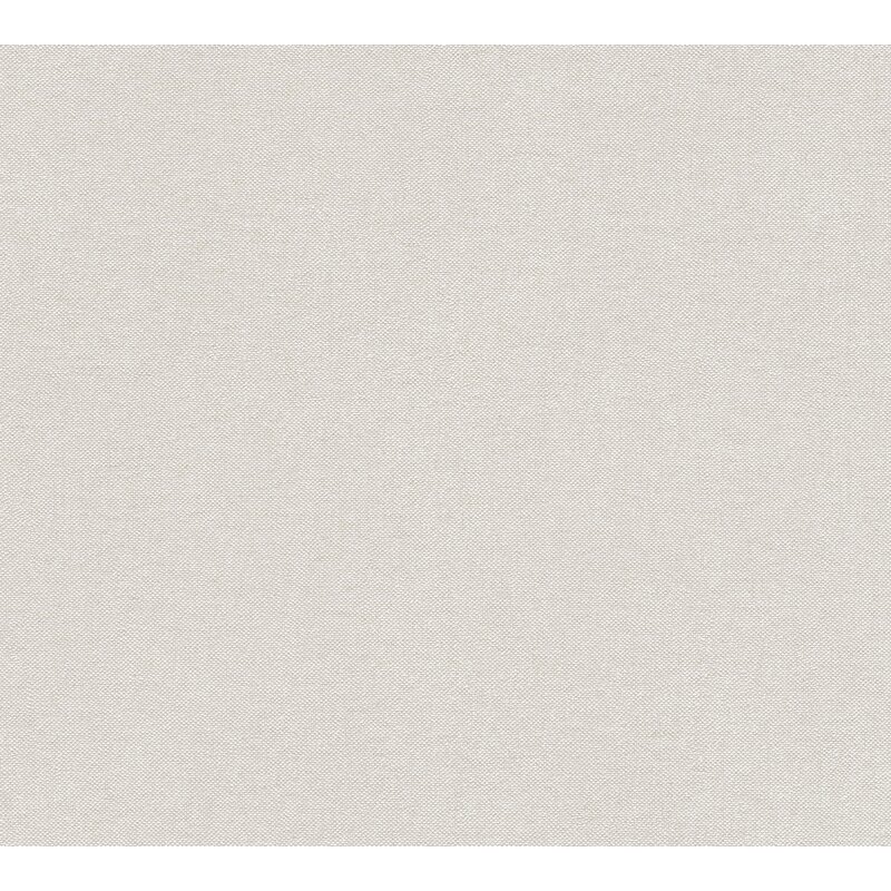 Uni Tapete mit feiner Web Struktur Beige Grau - Einfarbige Strukturtapete - Vliestapete (373305)