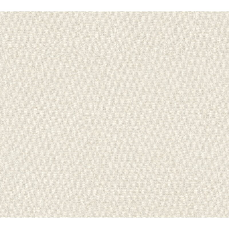 Unitapete mit feiner Webstruktur Beige - Einfarbige Struktur Tapete - Vliestapete (373306)