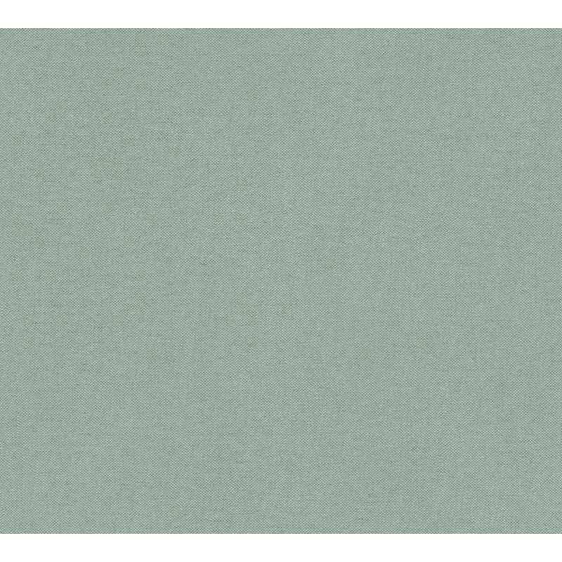 Unitapete mit feiner Webstruktur Türkisgrün - Einfarbige Struktur Tapete - Vlies Tapete (373308)