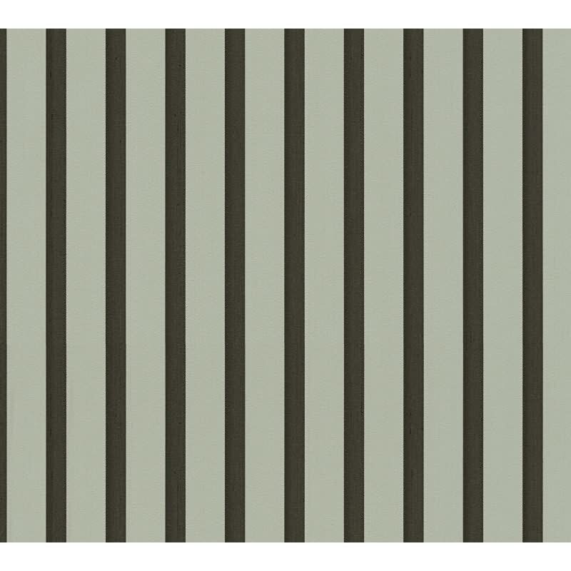Streifen-Tapete Mint Schwarz - Vliestapete modern - Mustertapete matt (786282)