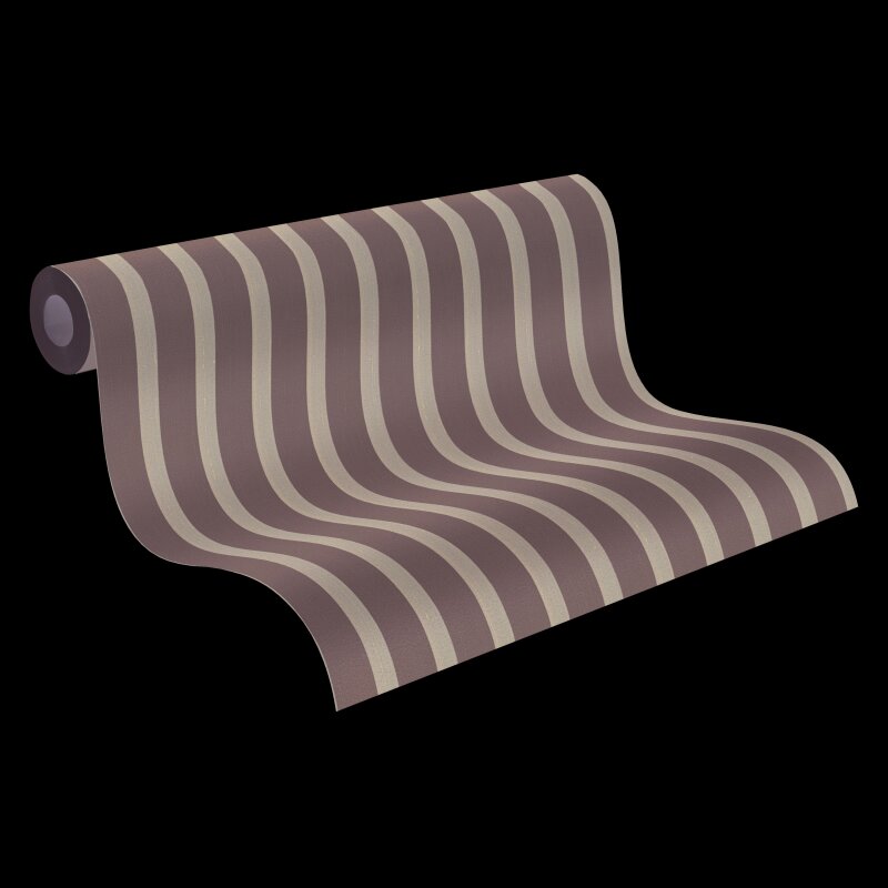 Streifentapete Grau Schwarz - Vliestapete modern - Muster Tapete matt (786284)