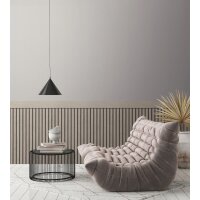 Sockeltapete in Holzoptik Grau Schwarz - Wandpaneel im...