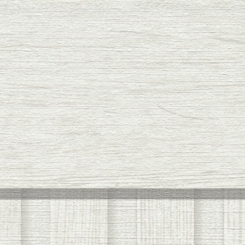 Sockeltapete in Holzoptik Weiß Creme - Wandpaneel hell vertikal - Vliestapete modern (397443)