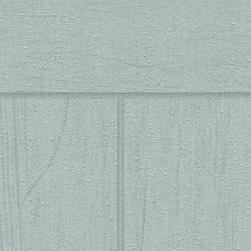 Sockeltapete in Holzoptik Mintgrün - Wandpaneel mit Struktur - Vliestapete modern (398031)