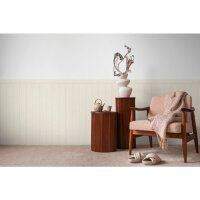 Sockeltapete in Holzoptik Wei&szlig; Grau - Wandpaneel...