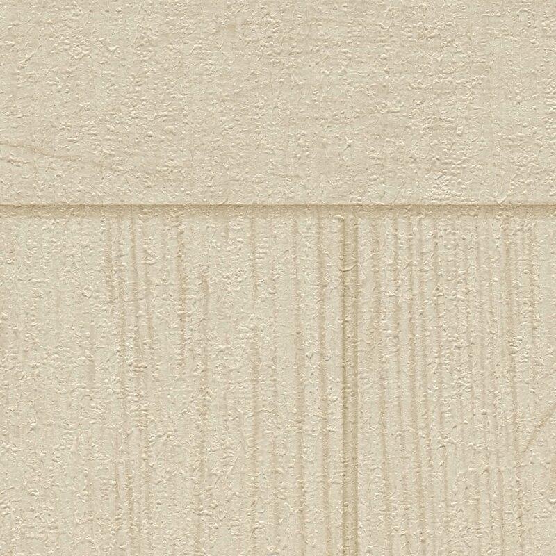 Sockeltapete in Holzoptik Creme Beige - Wandpaneel dezent strukturiert - Vliestapete (398033)