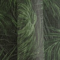 Vliestapete mit gr&uuml;nen Palmenbl&auml;ttern auf...