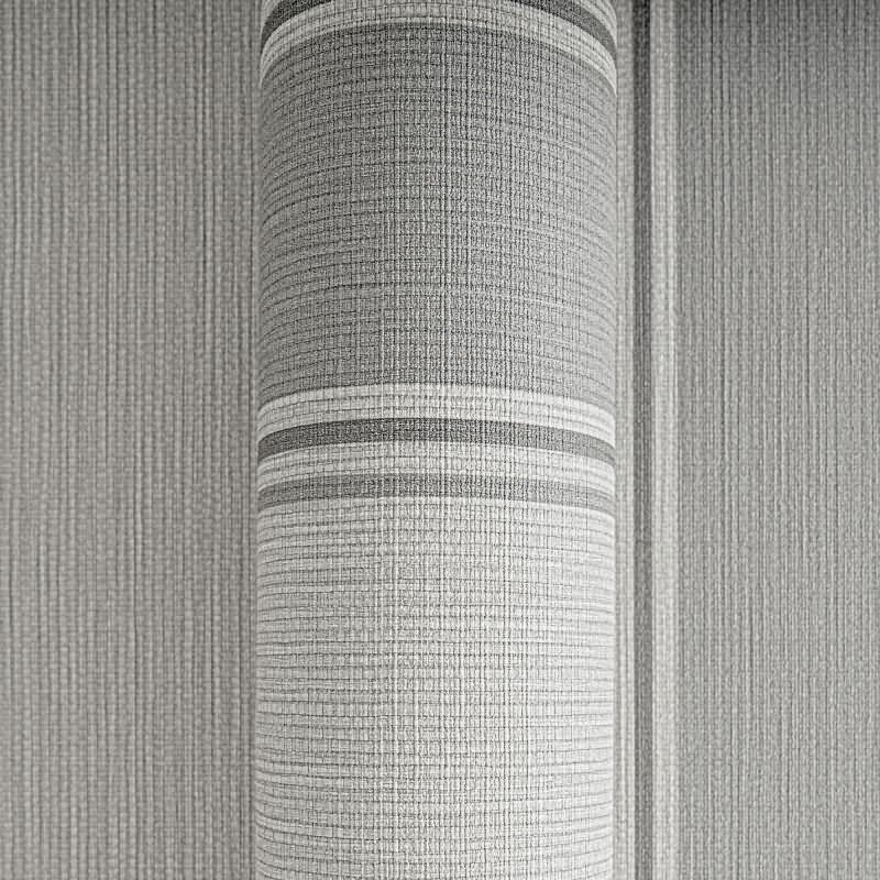 Vliestapete mit grauen Streifen auf mittelgrauem Hintergrund (399833)