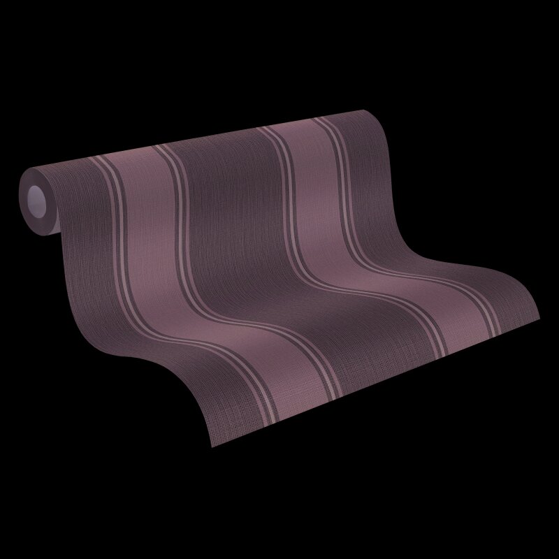 Vliestapete mit grauen Streifen auf mittelgrauem Hintergrund (399833)