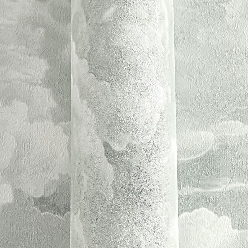 Vliestapete mit Wolkenmotiv in Grau-Weiß (399851)
