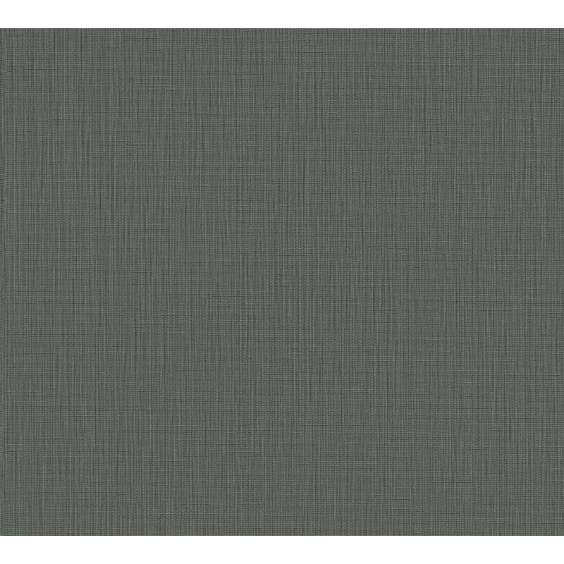 Vliestapete in Dunkelgrau mit feiner Struktur (399861)