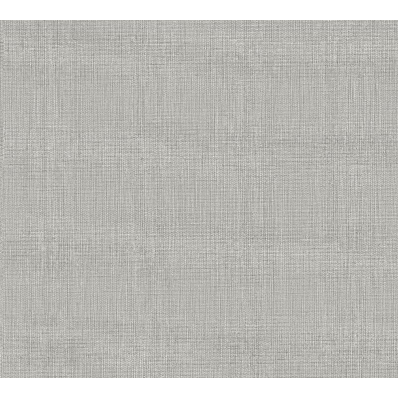 Vliestapete in Hellgrau mit vertikaler Struktur (399865)