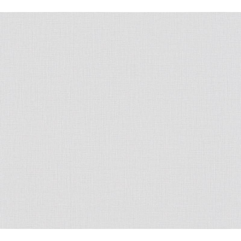Vliestapete in Hellgrau mit feiner Textiloptik (399866)
