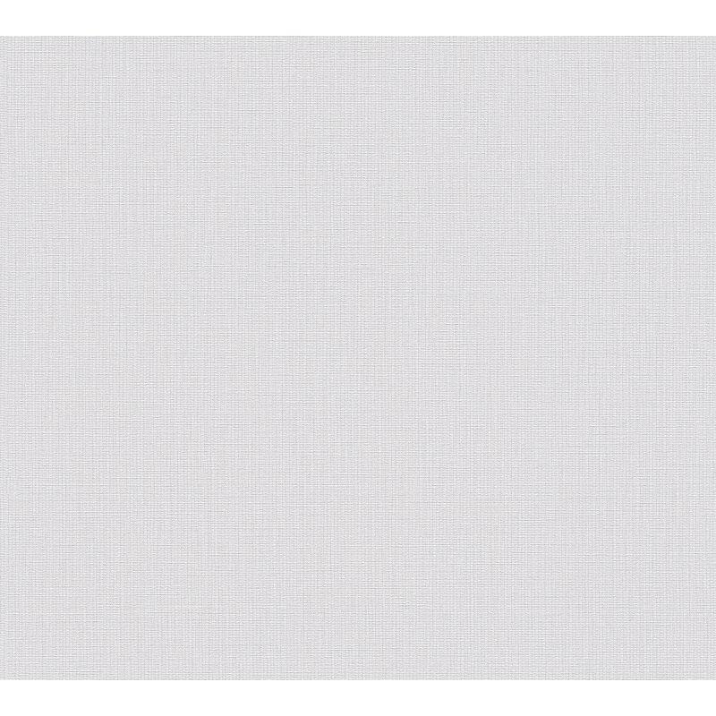 Vliestapete in Hellgrau mit feiner Textiloptik (399866)