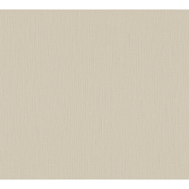 Vliestapete in Beige mit feiner Textiloptik (399867)