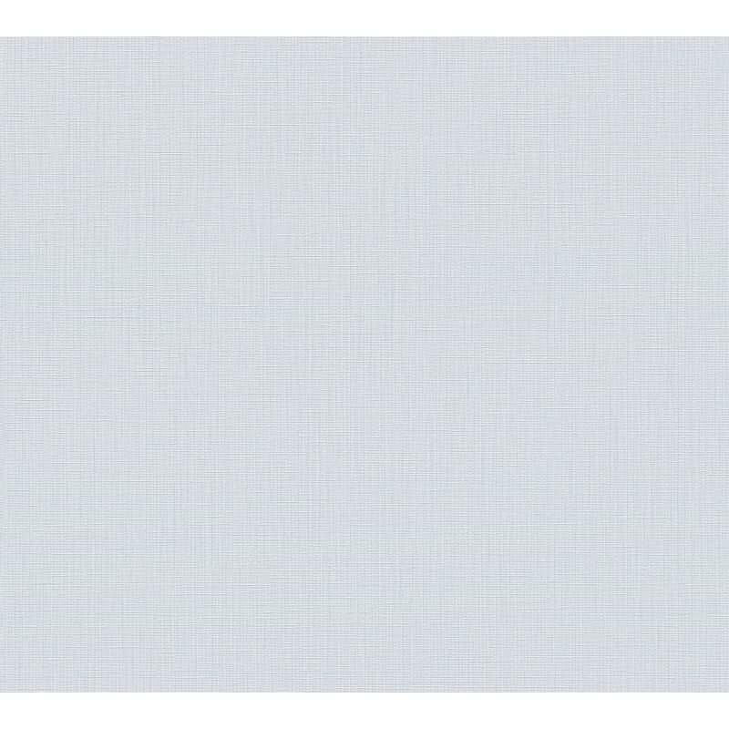 Vliestapete in Hellblau mit feiner Textiloptik (399868)