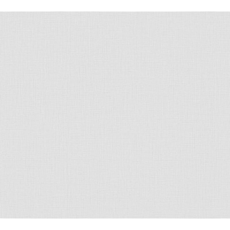 Vliestapete in Hellgrau mit feiner Textiloptik (399869)