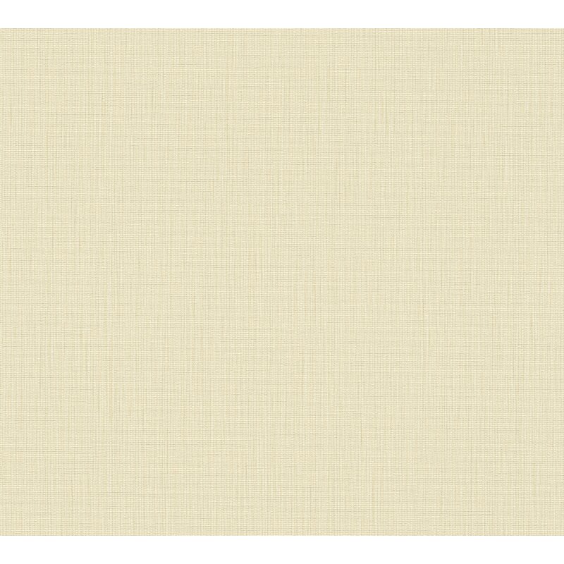 Vliestapete in Creme mit feiner Textiloptik (399871)