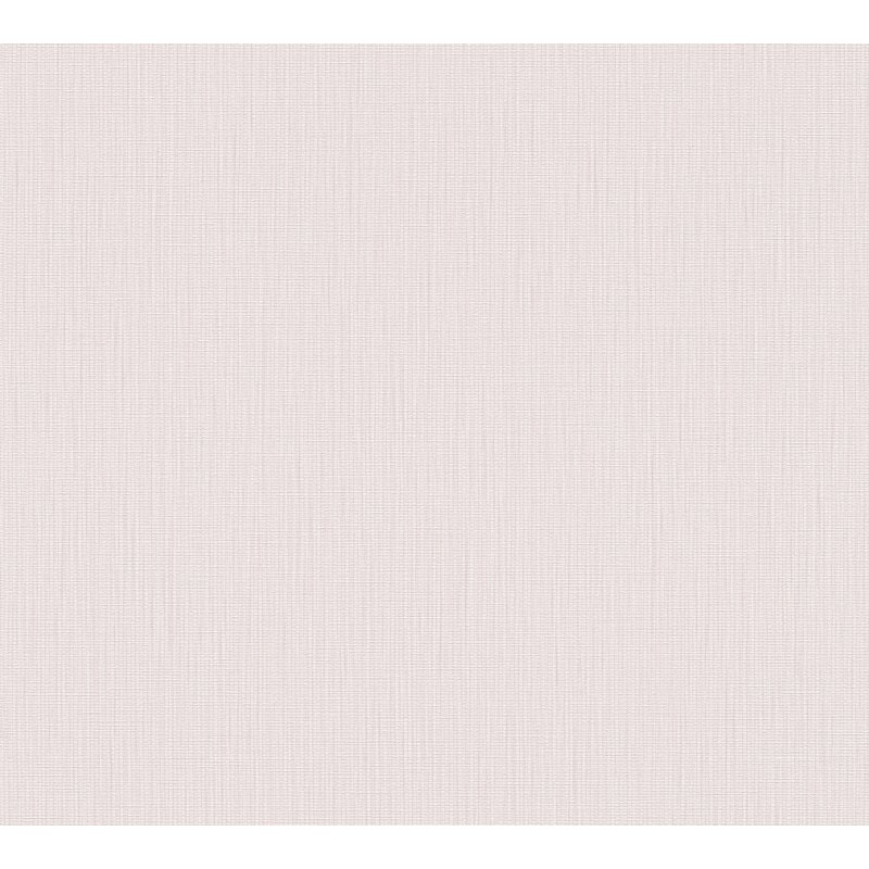 Vliestapete in Rosé mit feiner Textiloptik (399872)