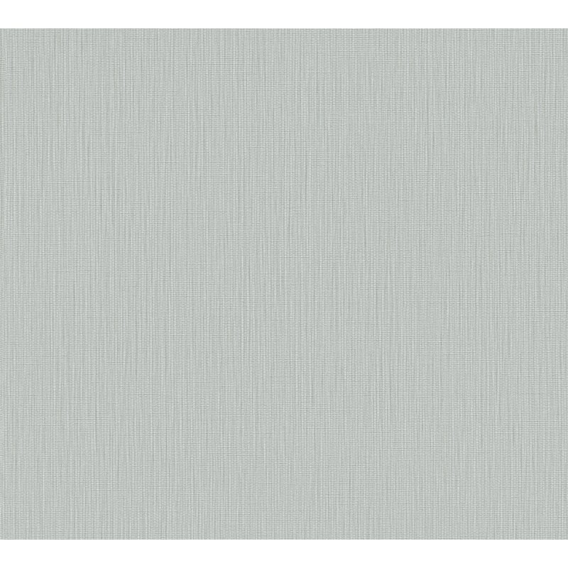 Vliestapete in Hellblau-Grau mit feiner Textiloptik (399873)