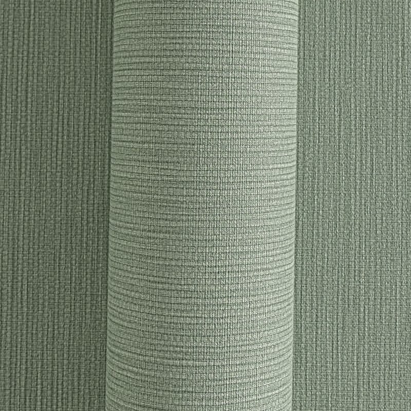 Vliestapete in Grün mit feiner Textiloptik (399874)