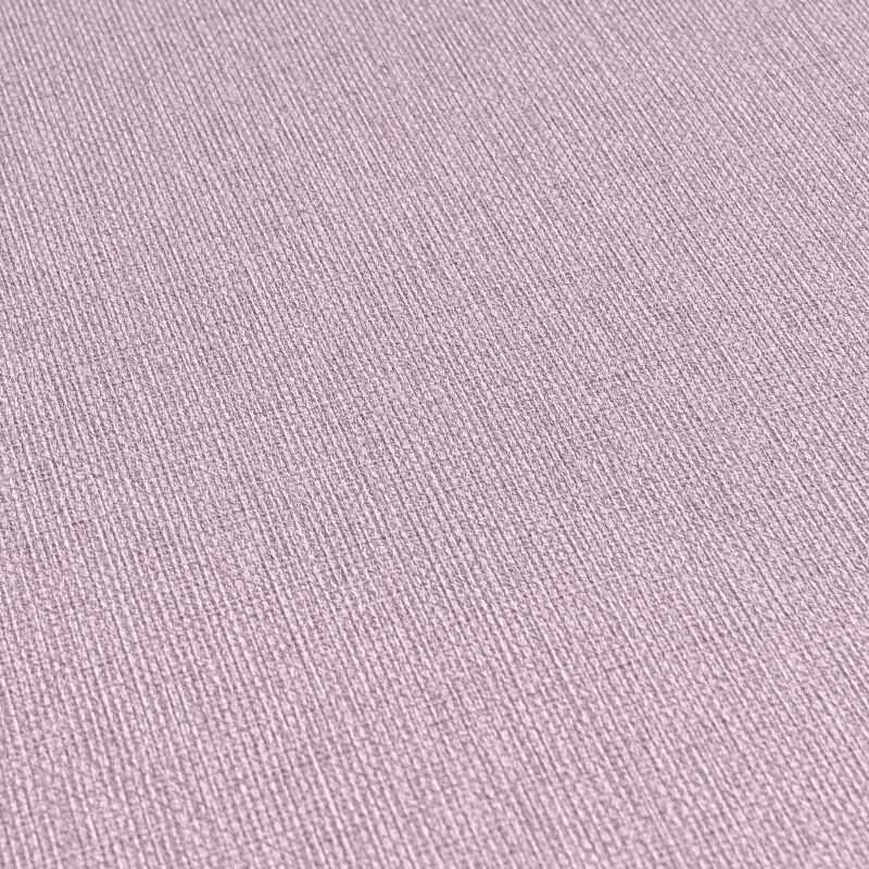 Vliestapete in Flieder mit feiner Textiloptik (399882)