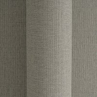 Vliestapete in Anthrazit mit textiler Leinenoptik (399884)