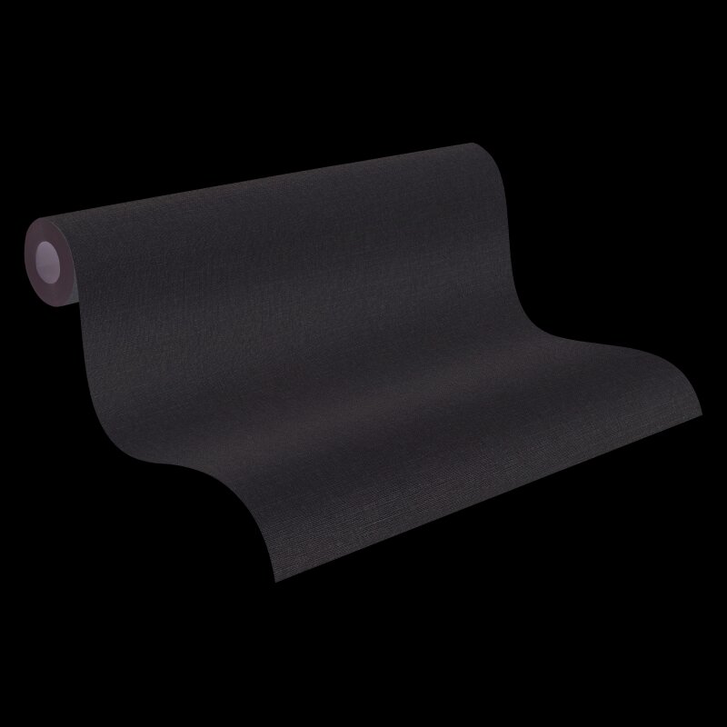 Vliestapete in Hellgrau mit feiner Leinenoptik (399888)