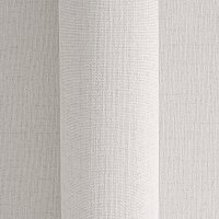 Vliestapete in Hellgrau mit feiner Leinenoptik (399888)