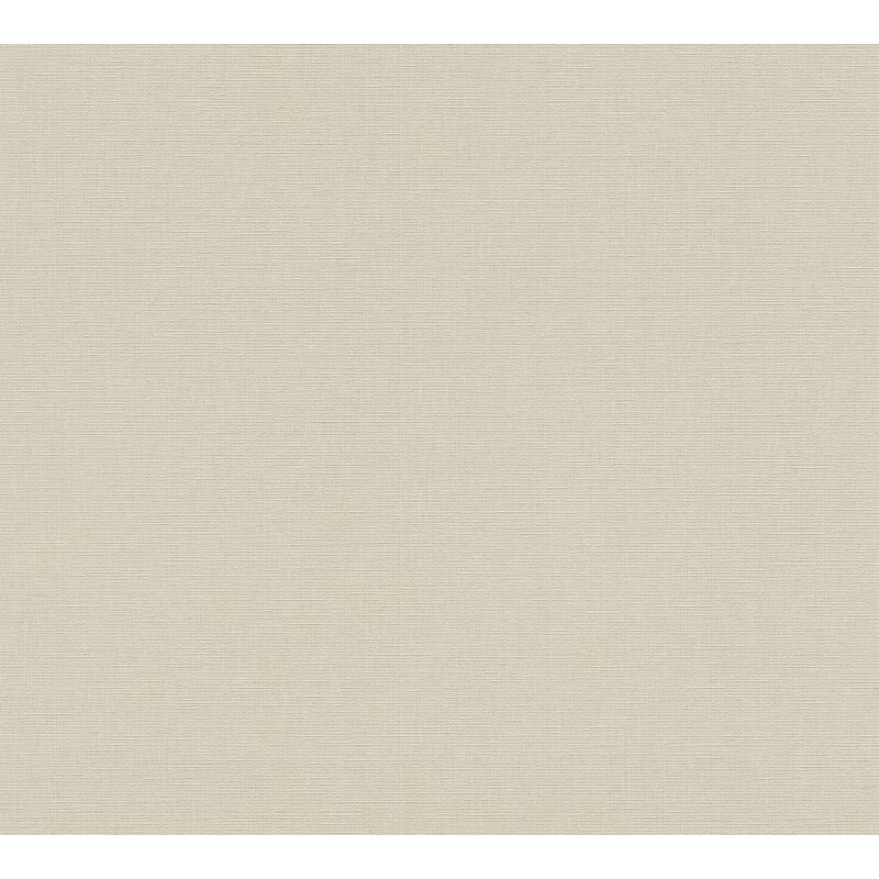 Vliestapete in Beige mit feiner Leinenstruktur (399892)