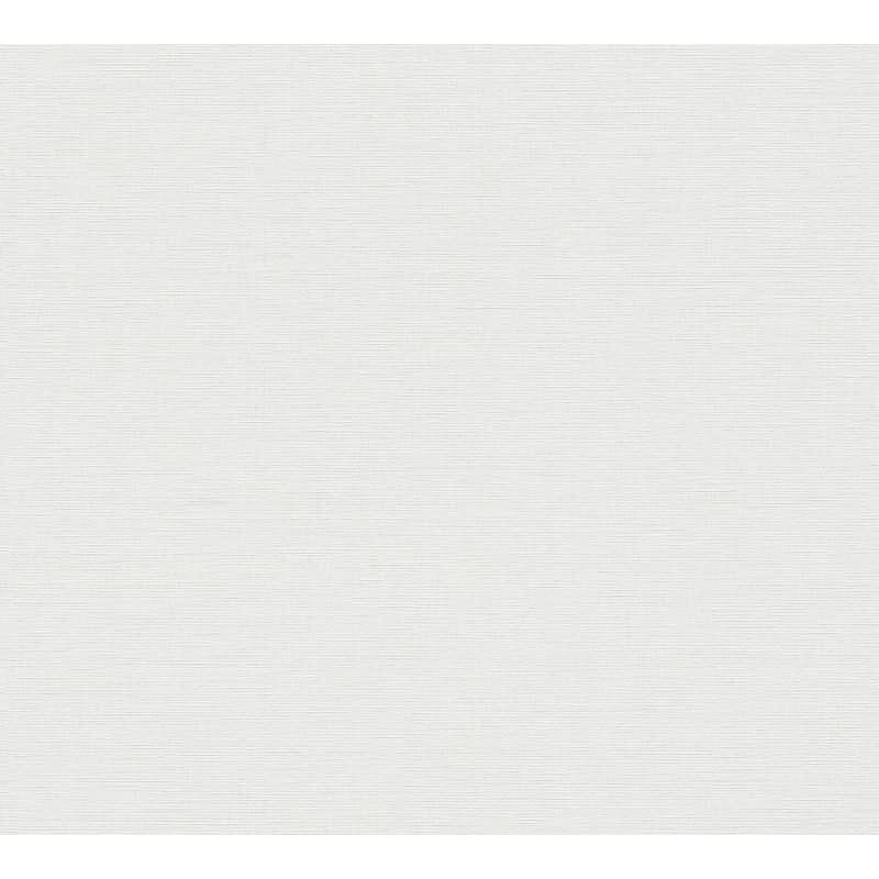 Vliestapete in Hellgrau mit feiner Leinenoptik (399893)