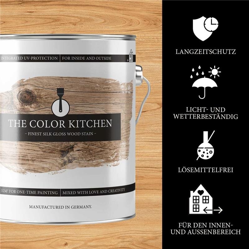 Holzlasur Kiefer „Soothing Pine“ DD126425, 2,5 l, seidenglänzend, für Innen & Außen