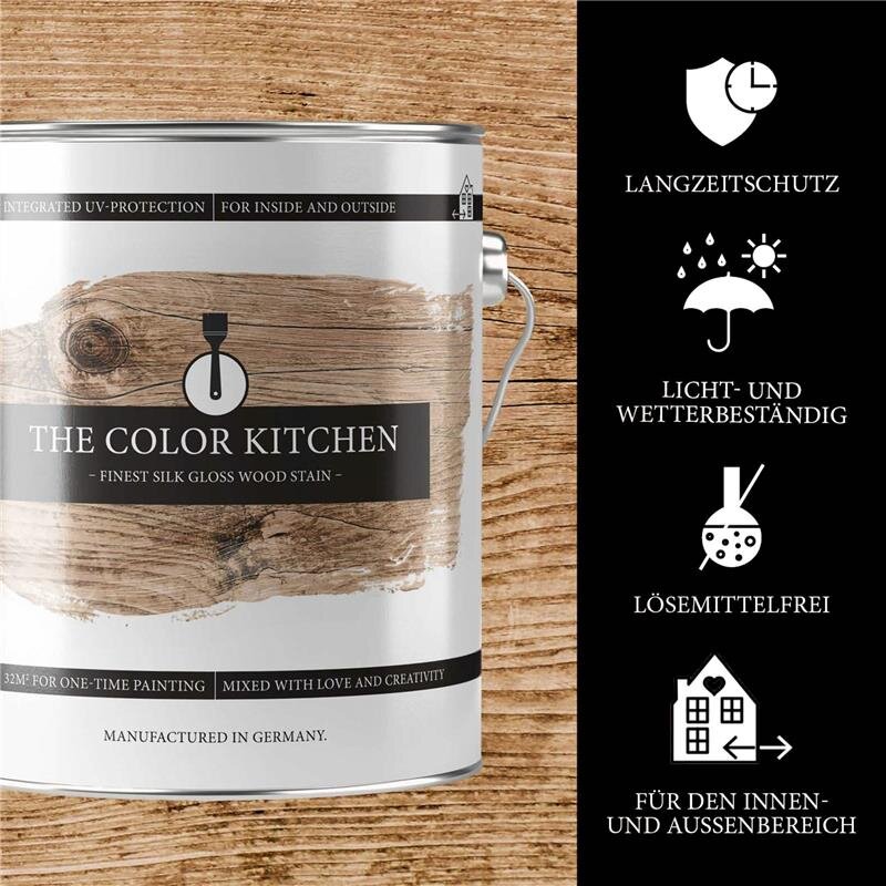 Holzlasur Farblos „Bright Stain“ DD126426 – 2,5 l, seidenglänzend, für Innen & Außen