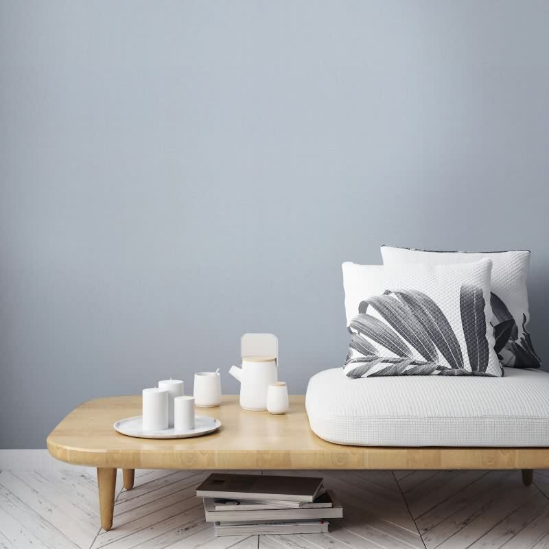 Vliestapete Strukturiert Uni Modern matt in Blau für Wohnzimmer, Schlafzimmer, Kinderzimmer, Büro (82486)